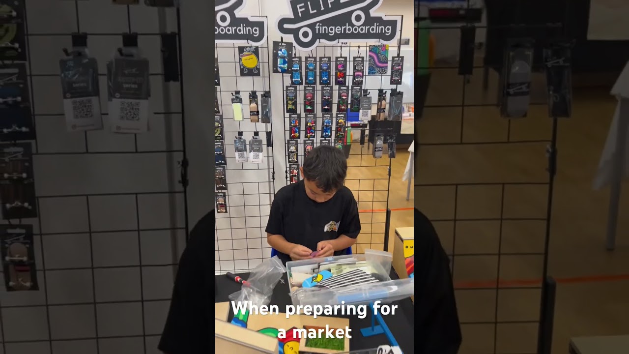 When preparing for a market… 