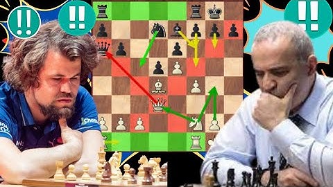 3400 elo Chess Game : 63 | Magnus Carlsen vs Garry Kasparov #magnuscarlsen #chess