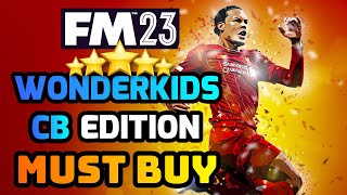Wonderkids CB Edition (MUST BUY) - FM23 - Football Manager 2023
