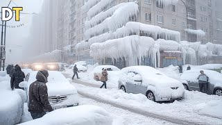 Belarusta Kış Krizi Ulli Fırtınası Minsk Ve Mogilevde Yoğun Kar Yağışına Neden Oldu