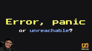 Error, panic or unreachable? - Loris Cro