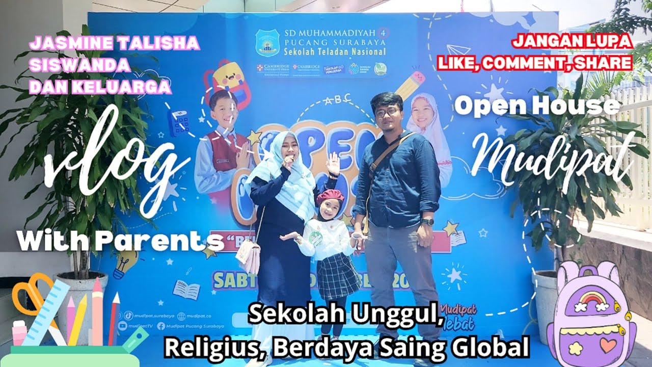 JUARA 1 LOMBA VLOG OPEN HOUSE SD MUHAMMADIYAH 4 SURABAYA 2025 - BERMAIN DAN BERGEMBIRA #sdmudipat