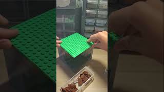 I built a Minecraft Chunk out of LEGO #lego #minecraft #legominecraft #legomoc #shorts #viral