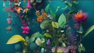 Floral Watercolour TV Screensaver – TV Wallpaper – 1 Hour – No Music, No Sound screenshot 2