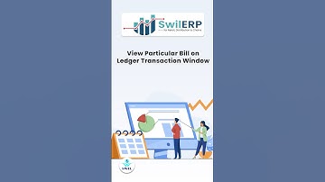 View Particular Bill on Ledger Transaction Window #getswilerp #business #barcode #billingsoftware