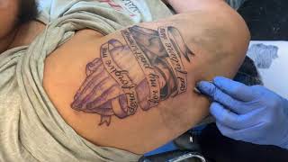 Tattoo Timelapse - Prayer Hands