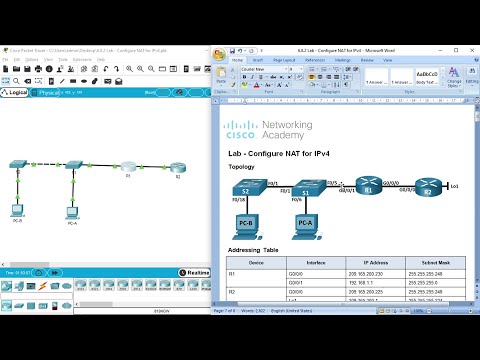 6.8.2 Lab - Configure NAT for IPv4