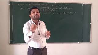 Differentiability implies continuity but converse is not true