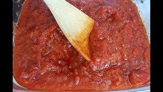 صلصة الطماطم الخاصة بالبيتزة,سريعة التحضير  sauce tomate pour pizza