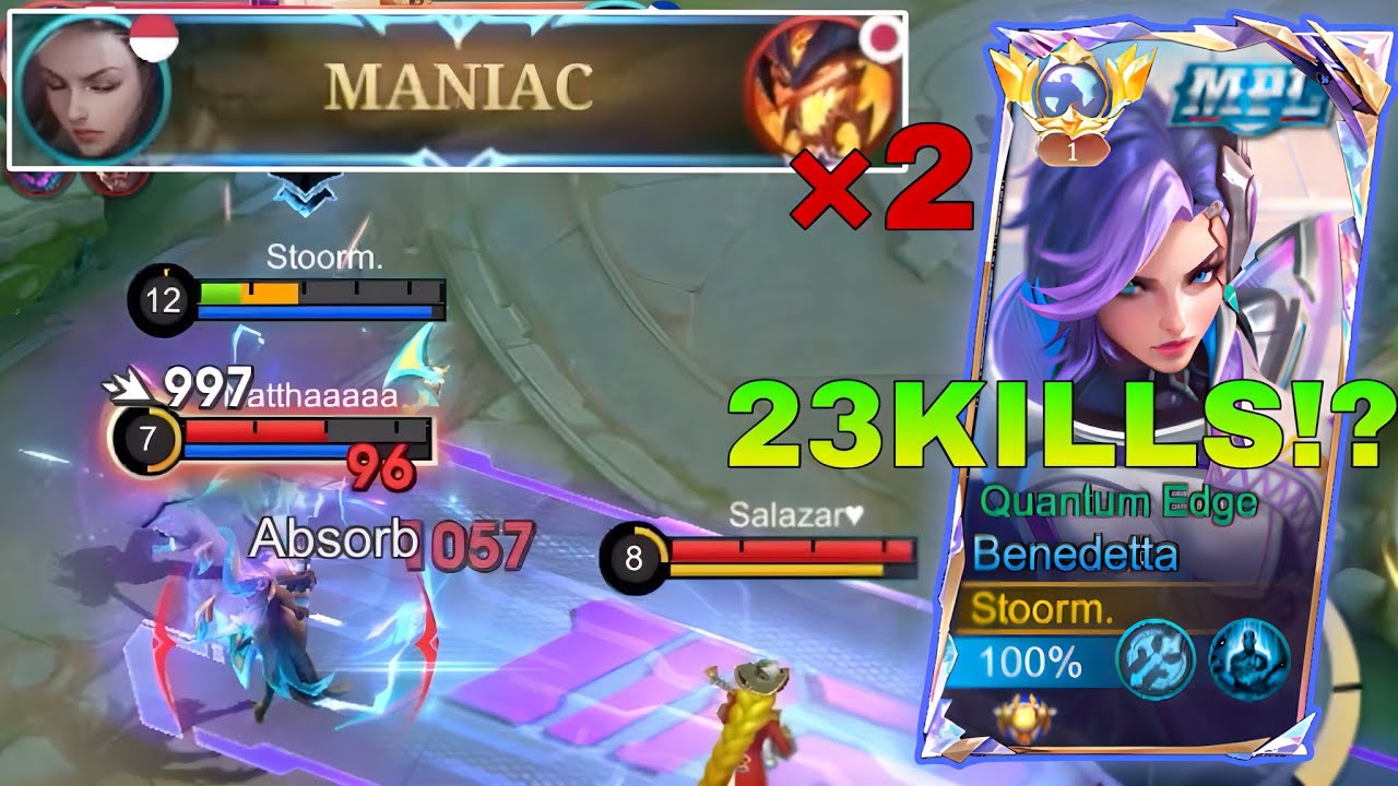 23 УБИЙСТВА ЗА 10 МИНУТ С БЕНЕДЕТТОЙ!? (МАНЬЯК×2☠️)