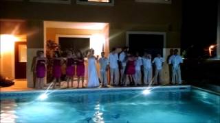 Florida Wedding DJs at Destin Beach Wedding - The BEST Trash The Wedding Dress EVER!!!