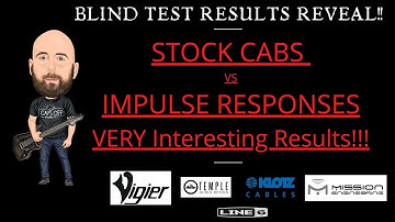 Helix Stock Cabs vs. Impulse Responses | BLIND TEST RESULTS! (Very Interesting Results!)
