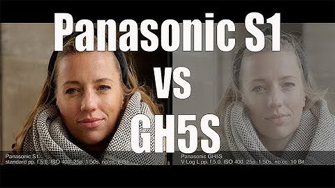 Panasonic S1 vs GH5S: Skintones, Picture Profiles incl. HLG a.o.