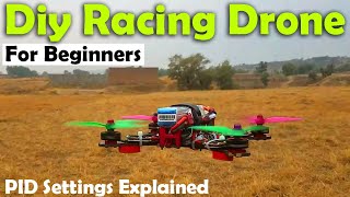 DIY Racing Drone, Racing Quadcopter, Racing FPV Drone using Naze32, Puda Rooster 230, EMAX Motors