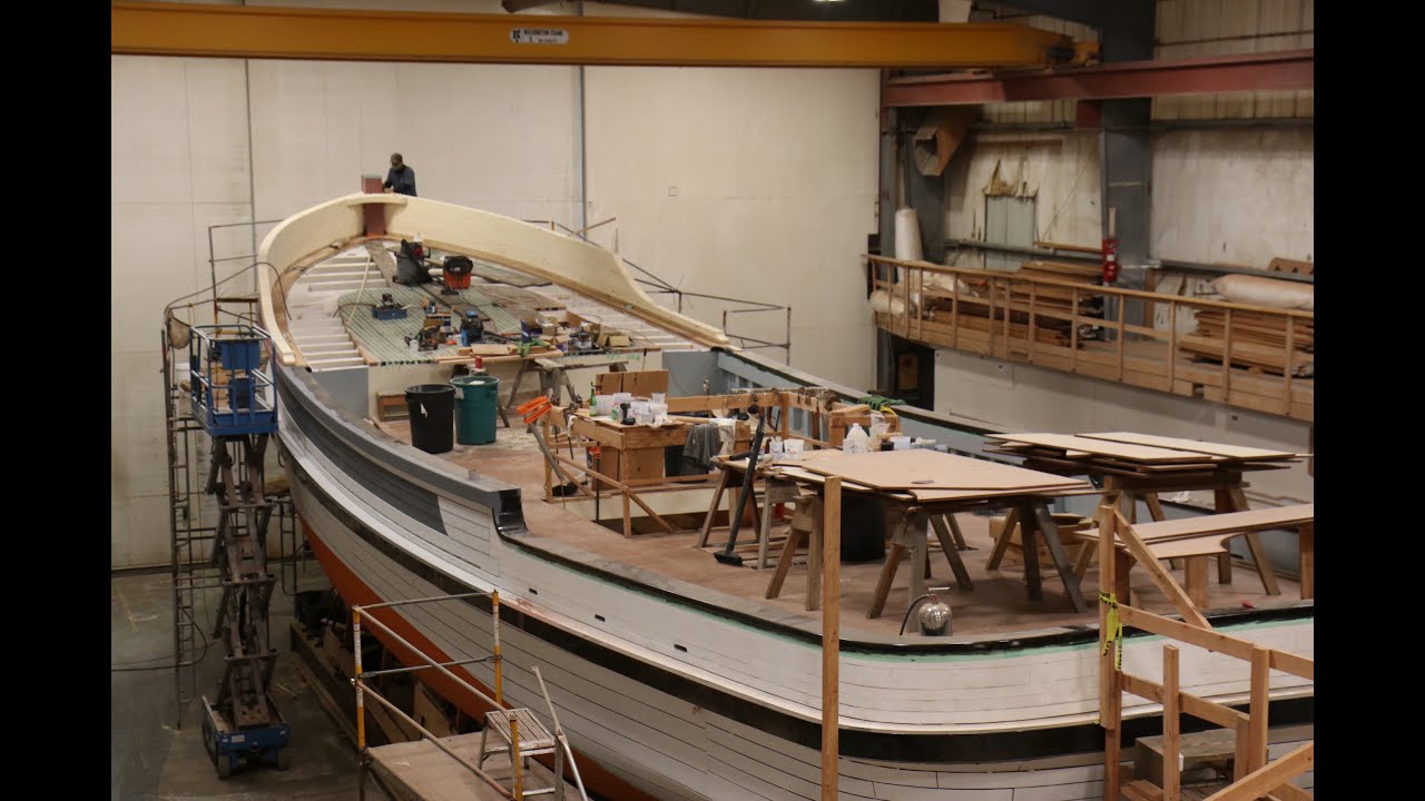 Western Flyer Restoration EP 26 Caps, Covering Boards & Bulwarks on a Wooden boat: