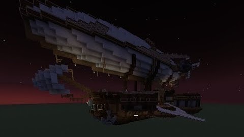 Minecraft Create/clockwork FM  Cloud Jumper expedition airship