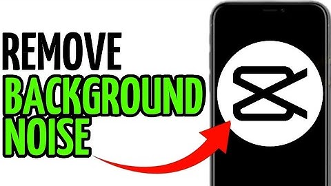 REMOVE BACKGROUND NOISE IN CAPCUT!