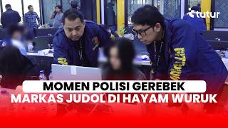 Momen Polisi Gerebek Markas Judol di Hayam Wuruk, 321 WNA Diamankan