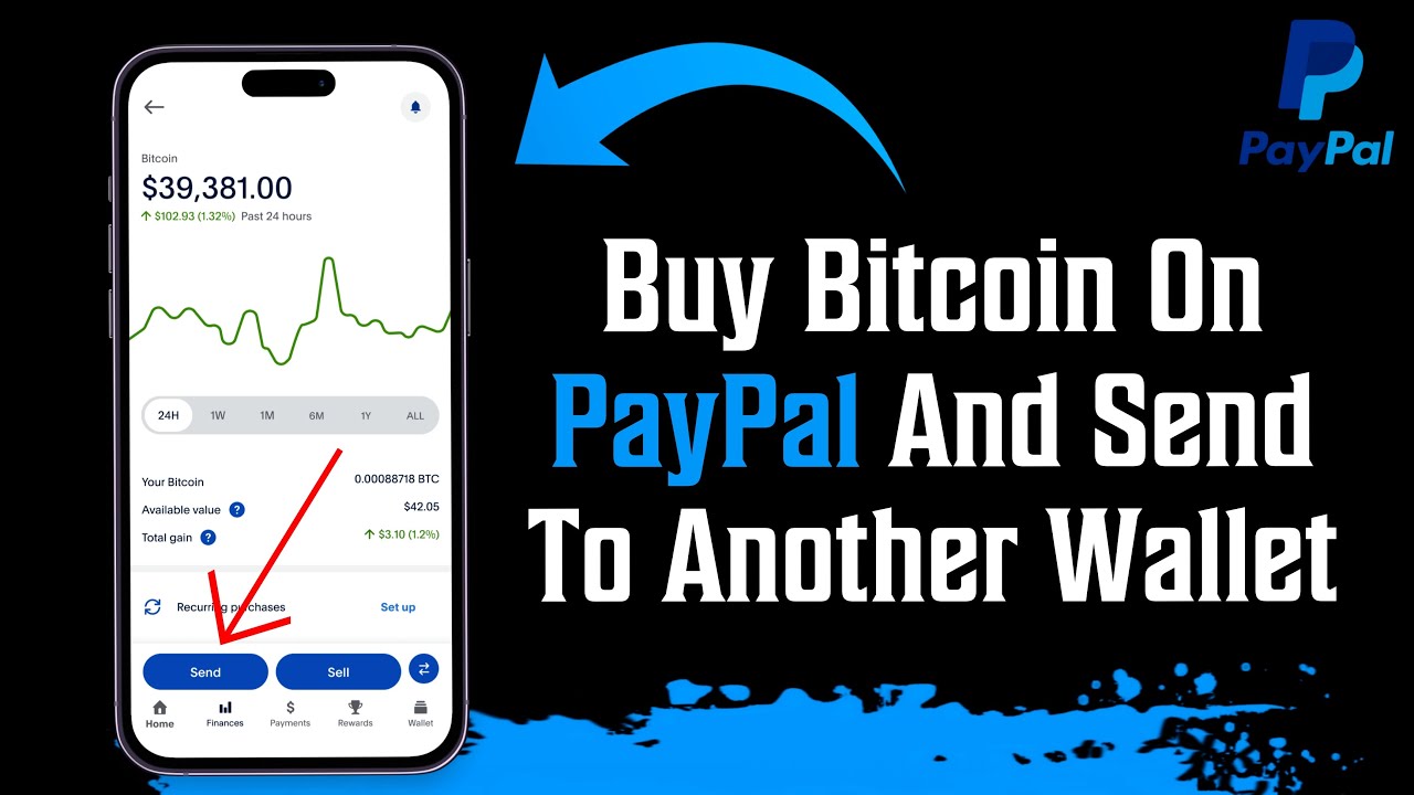 How To Buy Bitcoin On PayPal And Send To Another Wallet - YouTube