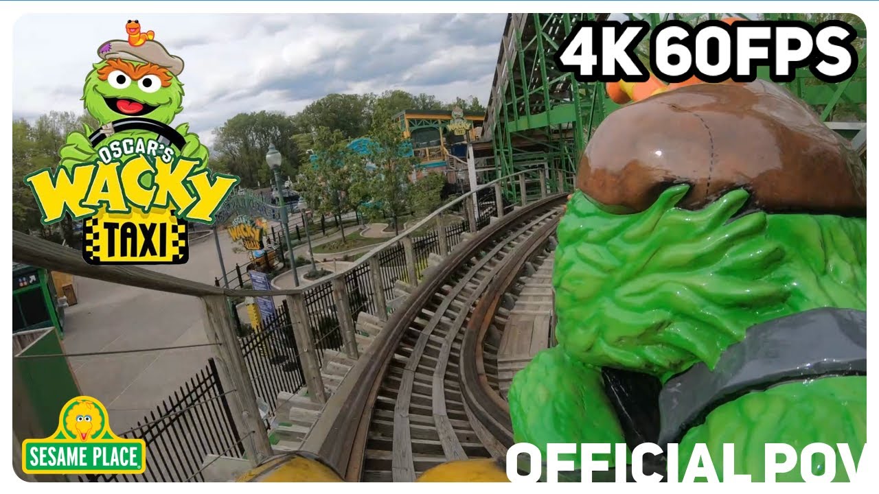 Official Oscars Wacky Taxi on-ride 4K POV @60fps - Sesame Place ...