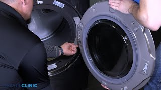 LG Dryer Door Assembly Replacement ADC30003003 LG Dryer Door Assembly Replacement ADC30003003