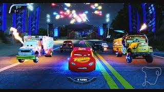 Şimşek Mcqueen Örümcek Adam Arabalar 3 Oyununda Altın Kupa Kazanıyor