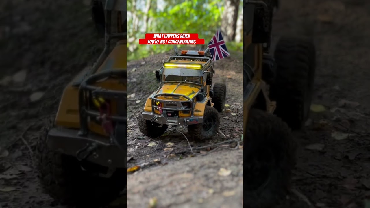 The fine line between getting a good angle and trashing your rig  