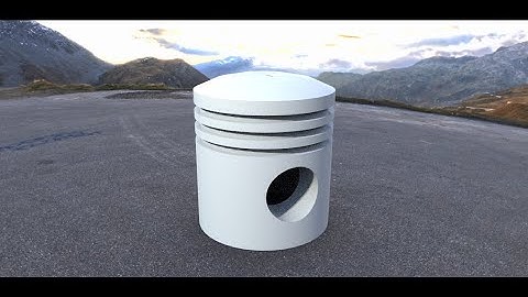 How to make Piston in creo Part#1 | piston design in creo parametric project