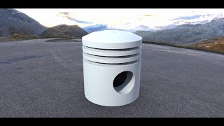 How to make Piston in creo Part#1 | piston design in creo parametric project