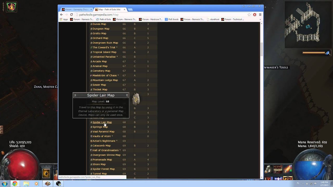 My mapping guide PART 2/3 Path of exile ! how to roll level 66 - 72 maps!