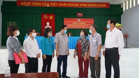 Ứng cử viên đại biểu HĐND tỉnh tiếp xúc cử tri huyện Vũng Liêm