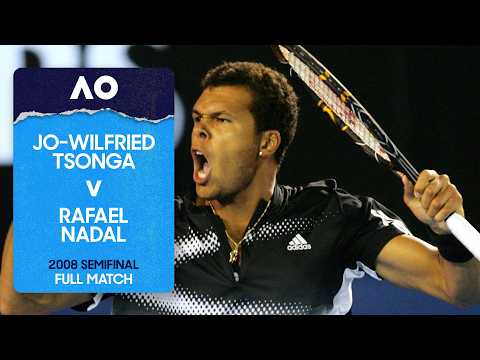 Jo-Wilfried Tsonga v Rafael Nadal Full Match | Australian Open 2008 Semifinal