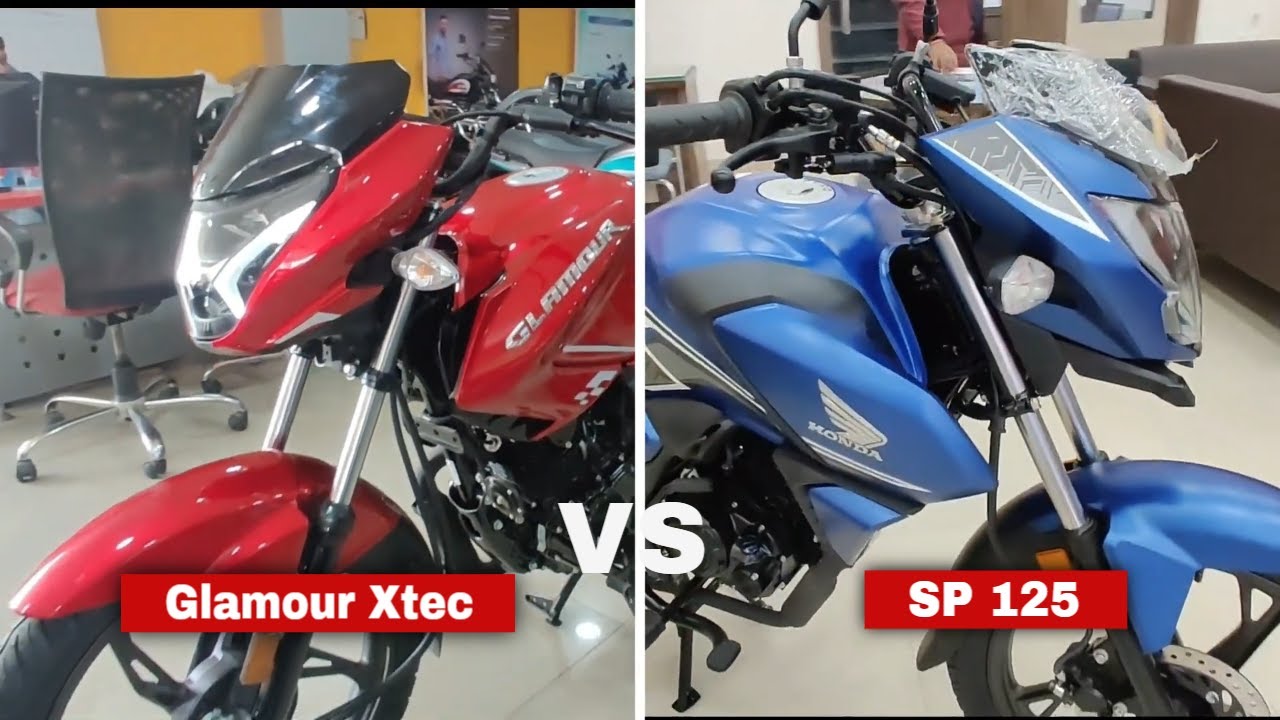 Hero Glamour 125 Xtec 2025 Model VS Honda SP 125 2025 Model Detailed Comparison