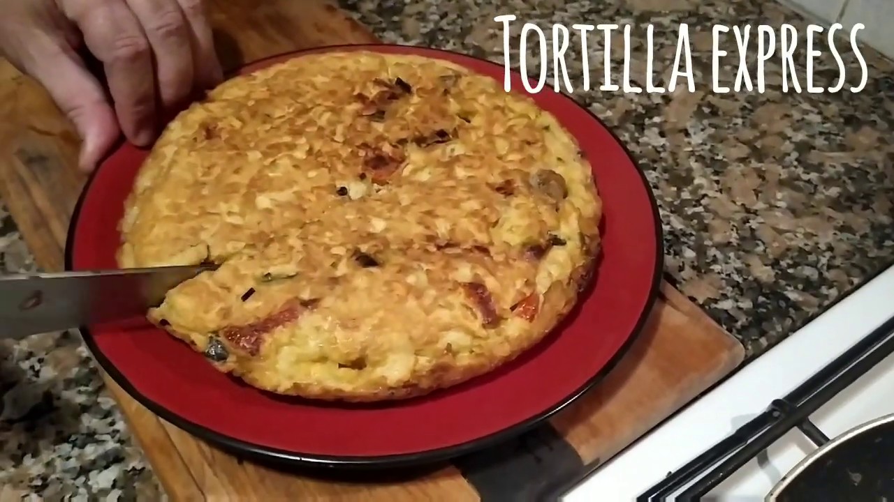 Tortilla Express ⚡⚡En 5 Minutos .. la tortilla de papas más sencilla