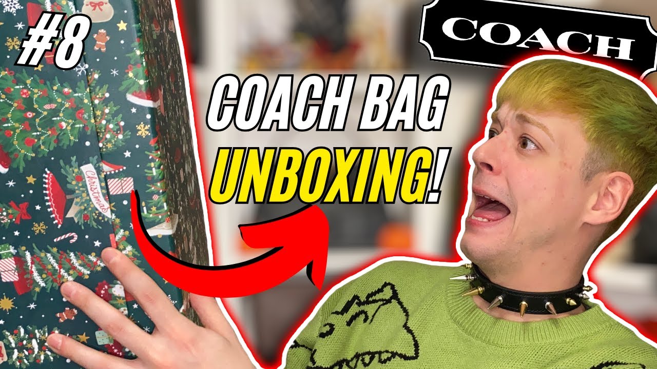 Coach POPPY Bag Unboxing for Handbag Unboxing Advent Calendar Day