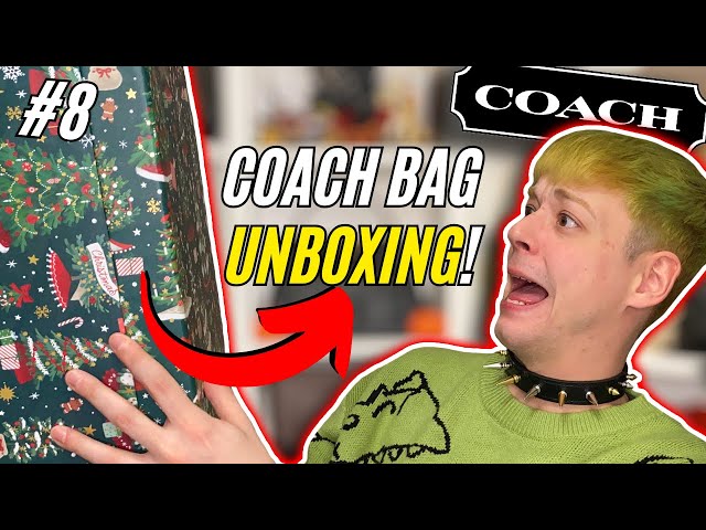 Coach POPPY Bag Unboxing for Handbag Unboxing Advent Calendar Day