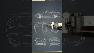 Famous Nissan 350 Drawing Process #cardrawing #designprocess #mechanicalart Profile