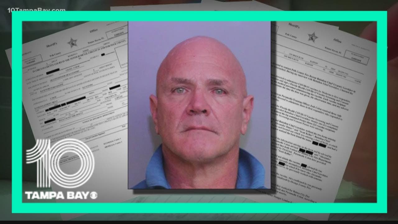 Polk County fire captain accused of stealing COVID-19 vaccines turns himself in
