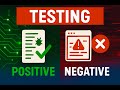 What is Positive and Negative Testing? | Manual & Automation Testing