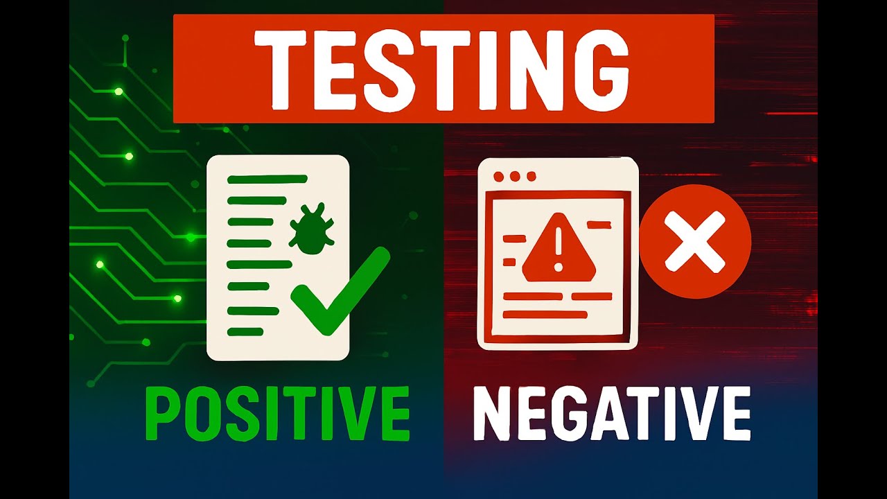 Что такое позитивное и негативное тестирование? | Ручное и автоматизированное тестирование