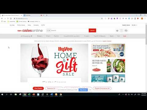 Signing-up for Hy-Vee Aisles