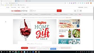 Signing-up for Hy-Vee Aisles