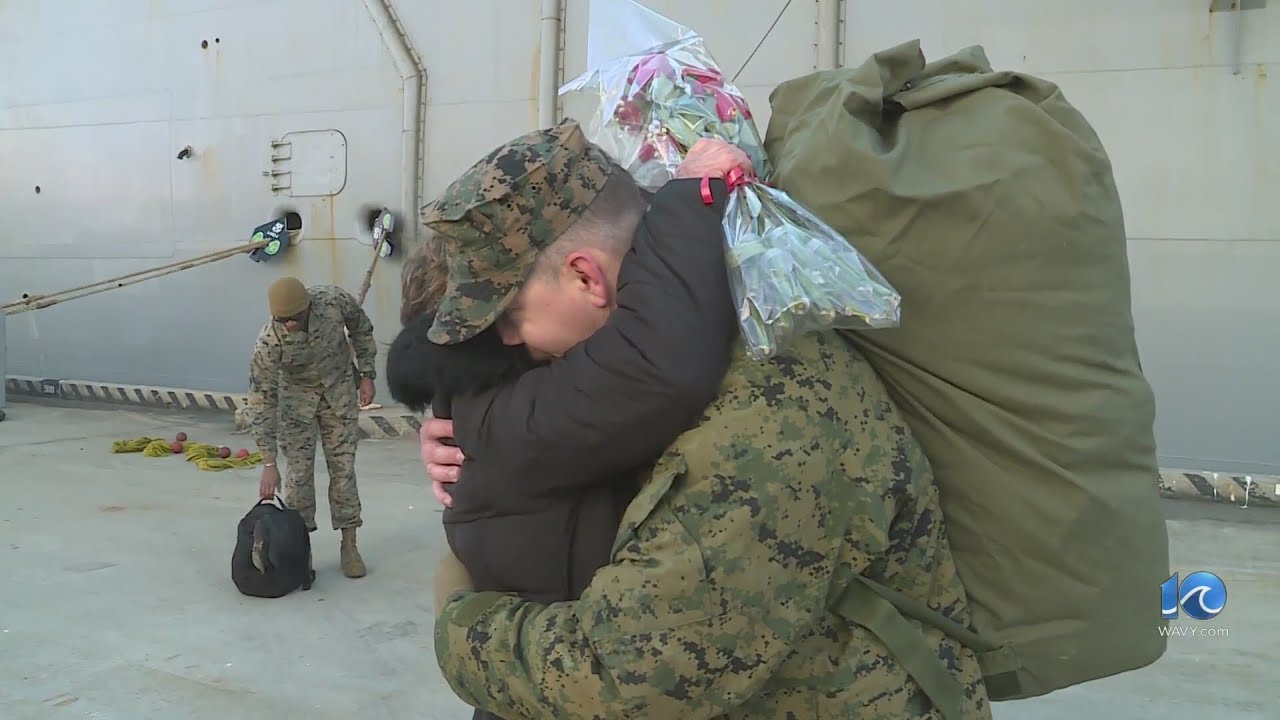 USS Wasp returns to Norfolk after a seven-month deployment