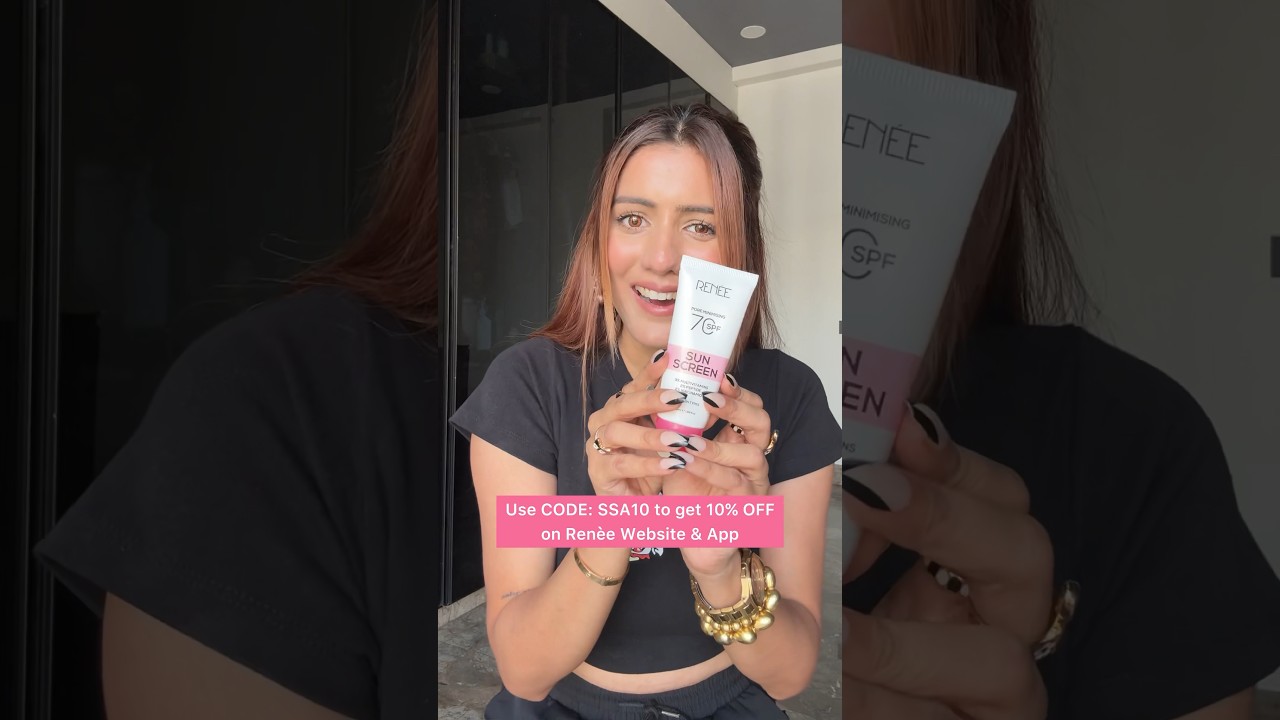 This is magic 🩷😱 #sunscreen #renee #makeupessential #skincare #summerskincare #hairstyles