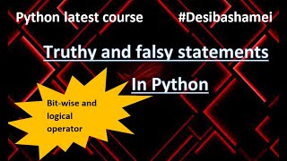 Truthy and Falsy statements in Python Explained | Python Tutorials For Absolute Beginners In Hindi