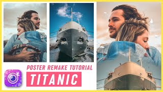 Poster Remake Tutorial: Titanic | Photo Editing Tutorial | YouCam Perfect screenshot 5