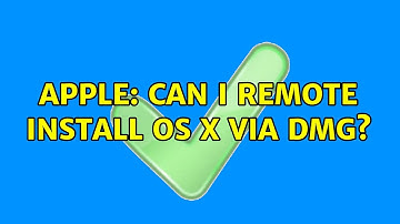 Apple: Can I remote install OS X via dmg?