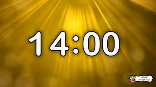 14 Minute Timer ☀️ | Relaxing Background Music | Golden Rays Sunbeam Classroom Countdown⏱️