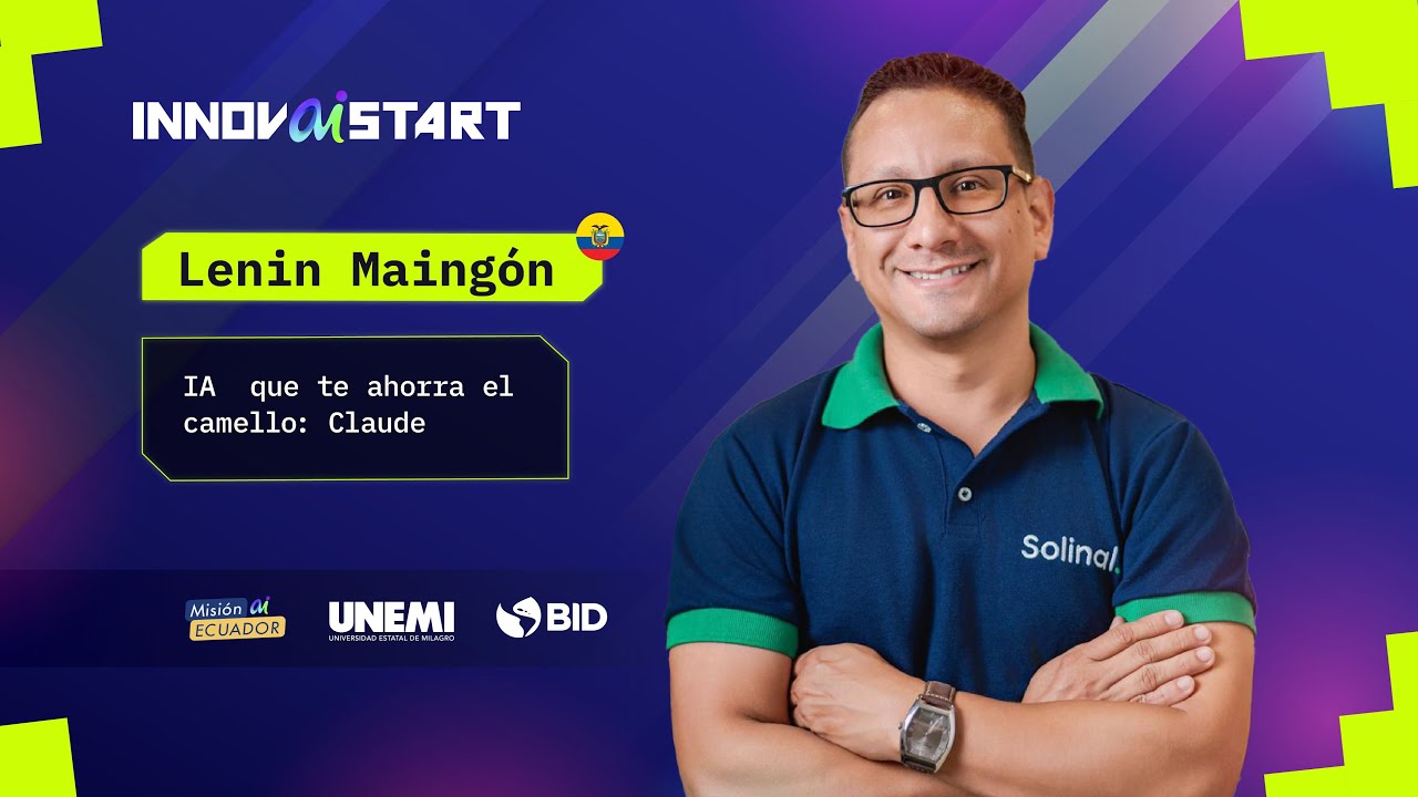 IA que te Ahorra el Camello: Cómo Usar Claude – Clase con Lenin Maingón