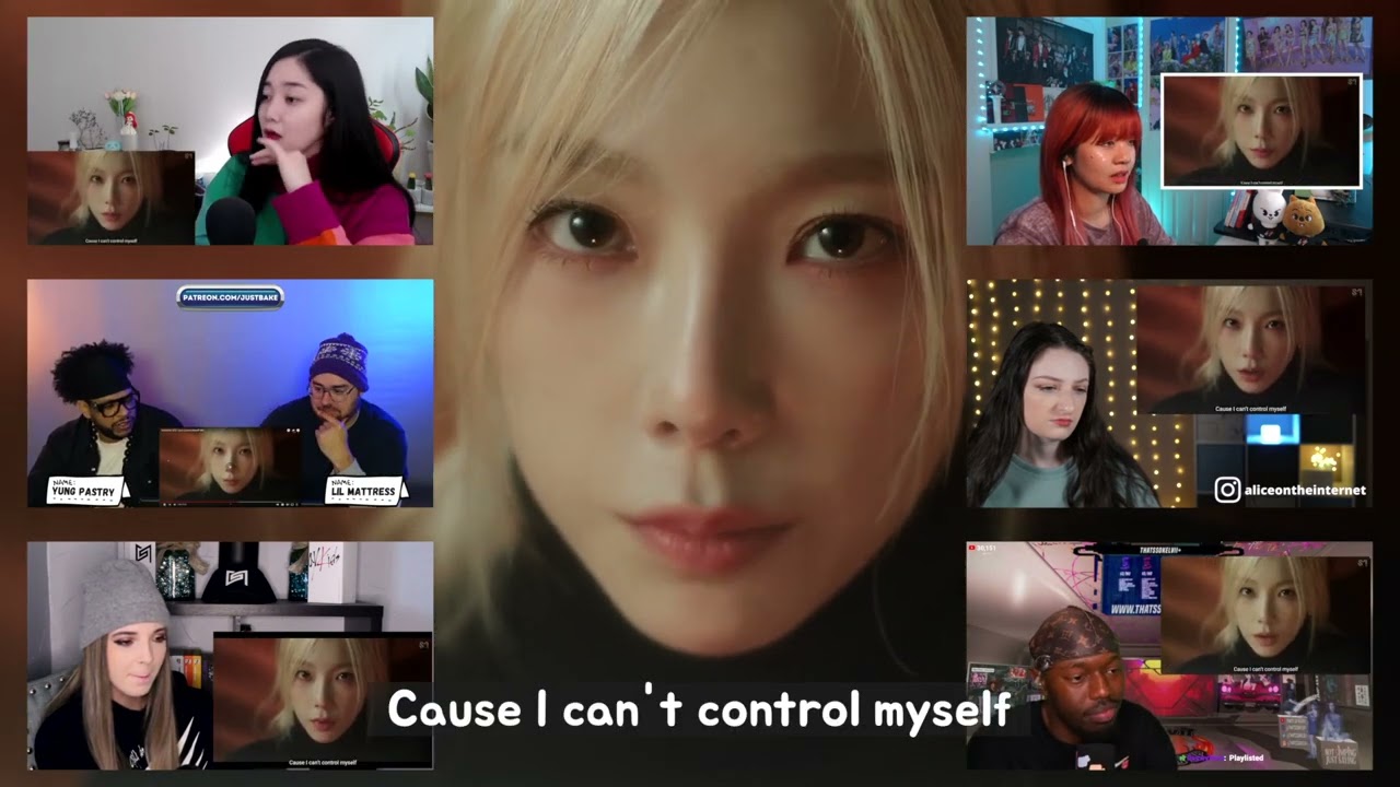 TAEYEON 태연 'Can't Control Myself' MV 반응모음 eng sub YouTube